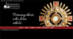 Desktop Screenshot of catechetics.com
